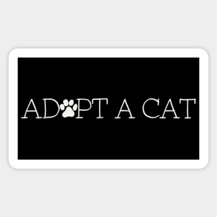 Adopt A Cat Sticker